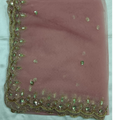 BRIDAL BEAUTIFUL PINK HAND EMBROIDERED DUPATTA